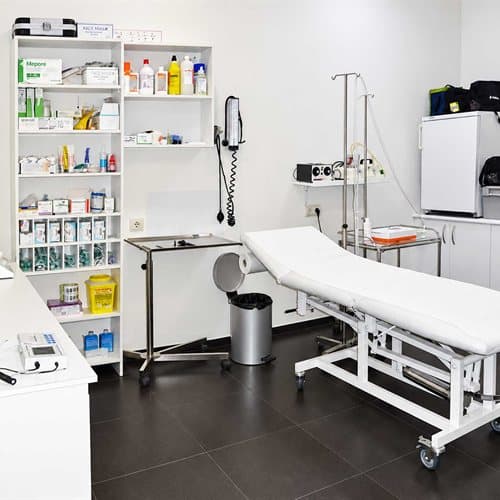 Sala de curas de Clínica Médica Umia en Caldas de Reis